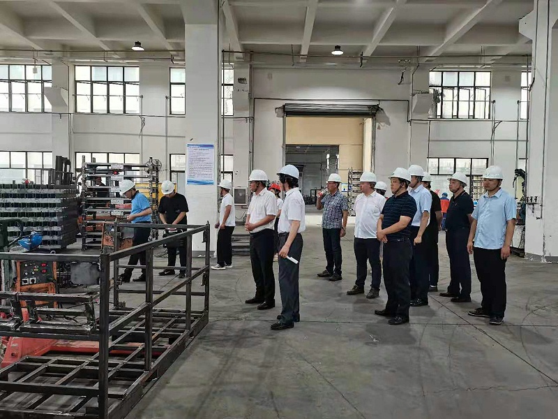 九華鎮重點企業來公司參觀學習